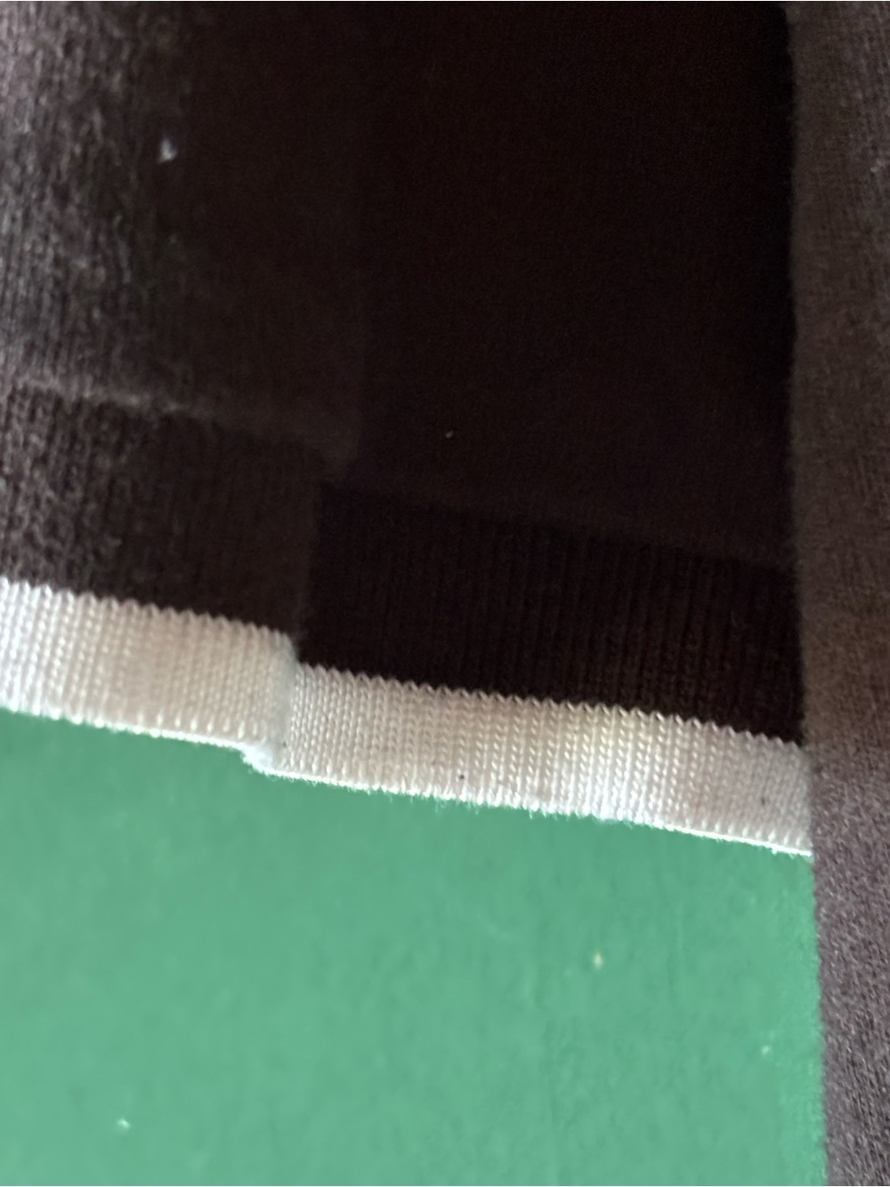 Guinness Black Polo with White Trim and Embroidered Harp - Picture 7 of 7